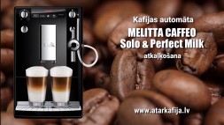 MELITTA CAFFEO Solo & Perfect Milk atkaļķošana