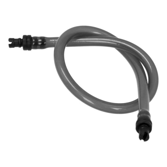 Piena piena trubiņa ar savienotāju V2 L=300mm pelēka