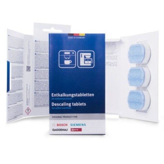 Siemens Bosch atkaļķošanas tabletes 3x36 g