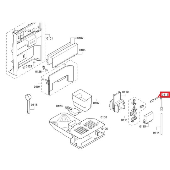Siemens Bosch piena trubiņa EQ6