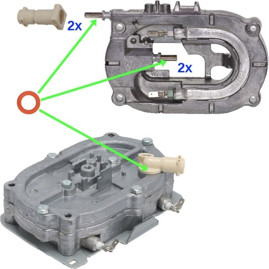 Blīve termobloka Ø 6 mm DeLonghi kafijas automatiem (5313217761)