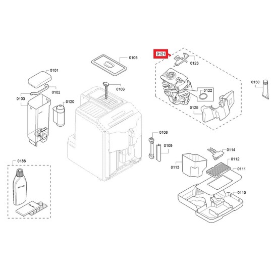 Siemens Bosch kafijas pagatavošanas bloks EQ.3