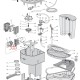DeLonghi slēdzis viena pola ar fiksāciju EC251| ECO**