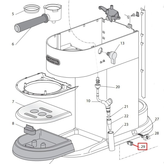 DeLonghi slēdzis On|Of poga EC