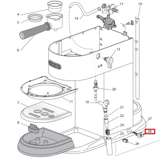 DeLonghi spiedpoga On|Of EC68*