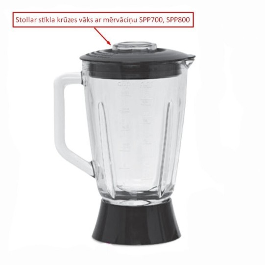 Stollar Sage stikla blendera krūzes vāks ar mērvāciņu SPP700, SPP800
