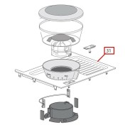 DeLonghi augšējais vāks EC9355 (AS00002098')