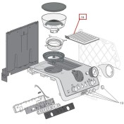 Верхняя крышка DeLonghi EC9155, EC9255 (AS00003196')