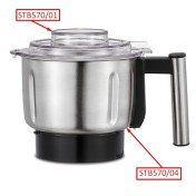 Nerūsējošā tērauda krūze Stollar STB570 blenderim (STB570/04)