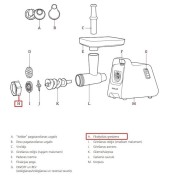 Fixing Ring for Meat Grinder Stollar BMG430 (BMG430/1)