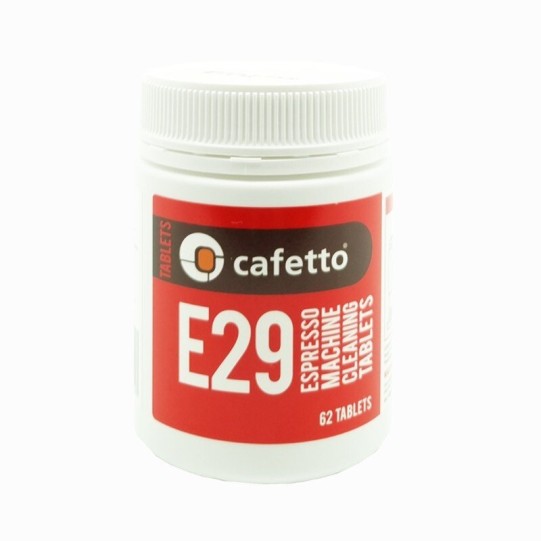 CAFETTO E29 tīrīšanas tabletes 62 gab x 2,9 g