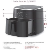 Контейнер с 6-литровой корзиной и подставкой для аэрогриля Stollar AIR760 (AIR760/57-61)