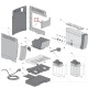 Priekšējais panelis DeLonghi Dinamica Plus ECAM380.95.TB kafijas automātiem (AS00007114)