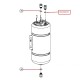 Boiler coupling O-ring for Dr. Coffee coffee machines (9G0100049)